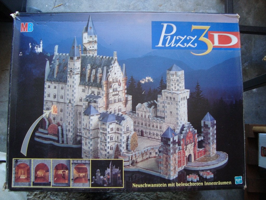 3 D puzzel Neuschwanstein 836 stukjes, Ophalen of Verzenden, 500 t/m 1500 stukjes, Zo goed als nieuw, Rubik's of 3D-puzzel