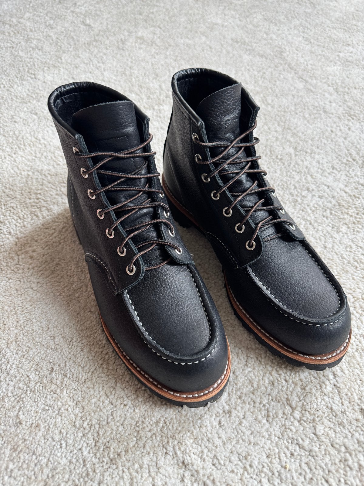 Red Wing Moc Toe Black Oil Slick Roughneck 2949 US 10 EU 43, Red wing, Zwart, Boots, Nieuw