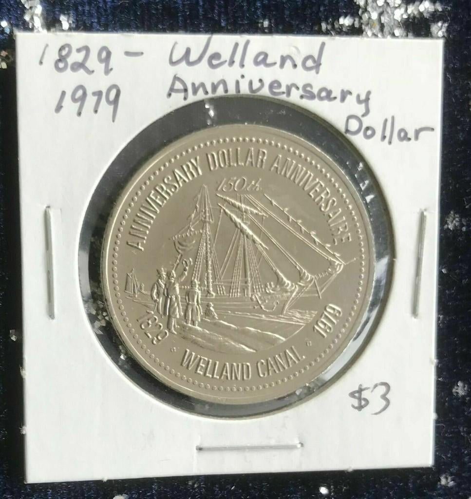 Canada - Welland 1979 - The Rose City - Trade Dollar Token, Ophalen of Verzenden, Noord-Amerika, Losse munt