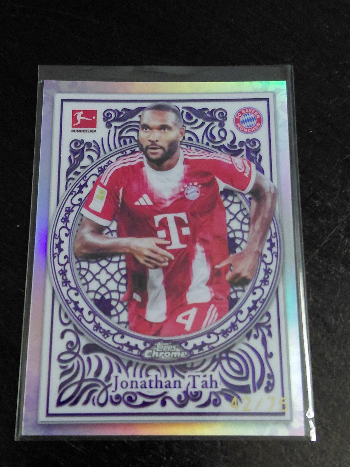 Jonathan Tah Topps Chrome Bundesliga 42/75 Bayern München, Ophalen of Verzenden, Zo goed als nieuw, Buitenlandse clubs, Spelerskaart