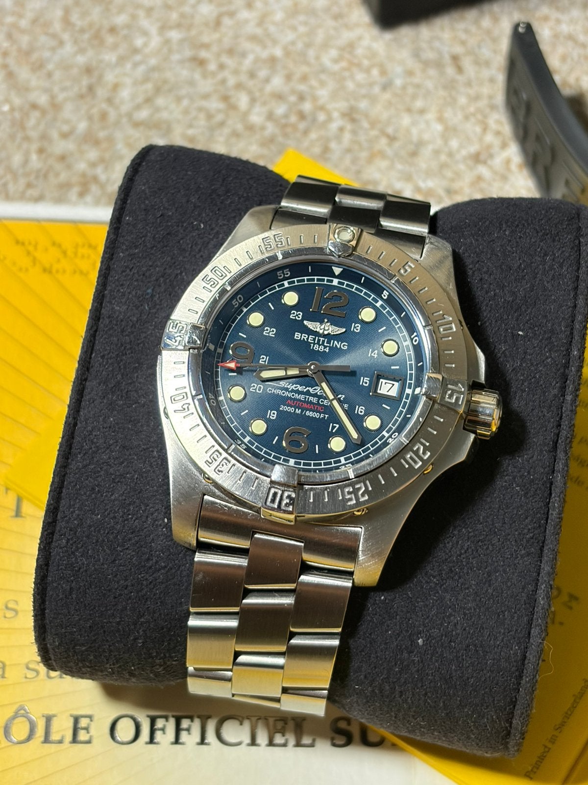 Breitling Superocean A17390 – 2006 – Full Set, Ophalen of Verzenden, Breitling