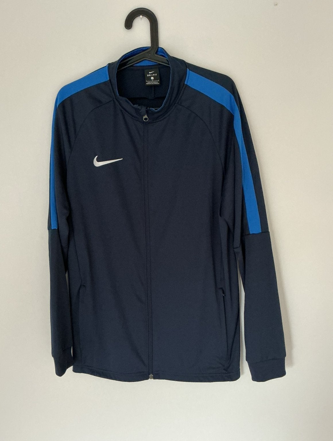 Nike trainings vest blauw, mt L, Maat 52/54 (L), Zo goed als nieuw, Algemeen, Verzenden
