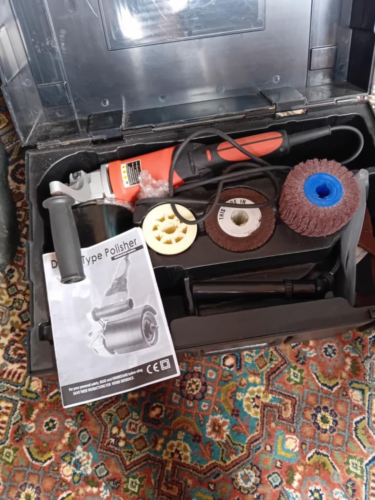 Te koop polijstmachine, Doe-het-zelf en Verbouw, Gereedschap | Slijpmachines, Ophalen of Verzenden, Minder dan 700 watt, Werkbankslijpmachine