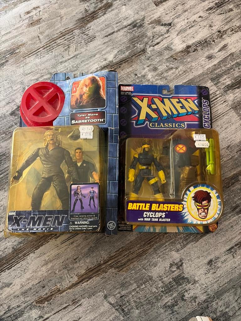 X-Men Collectors Verzameling - Sabertooth & Cyclops, Ophalen, Zo goed als nieuw