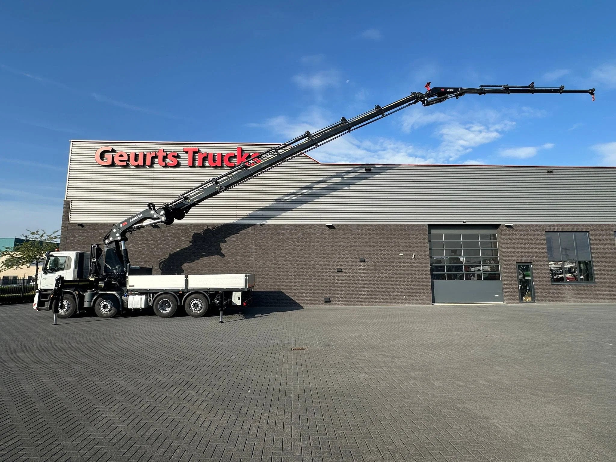 Iveco X-Way 460 8X2 HIAB 858E-7 +JIB 175X-5 KRAANWAGEN GRUA/, Auto's, 460 pk, Euro 6, Iveco, Wit