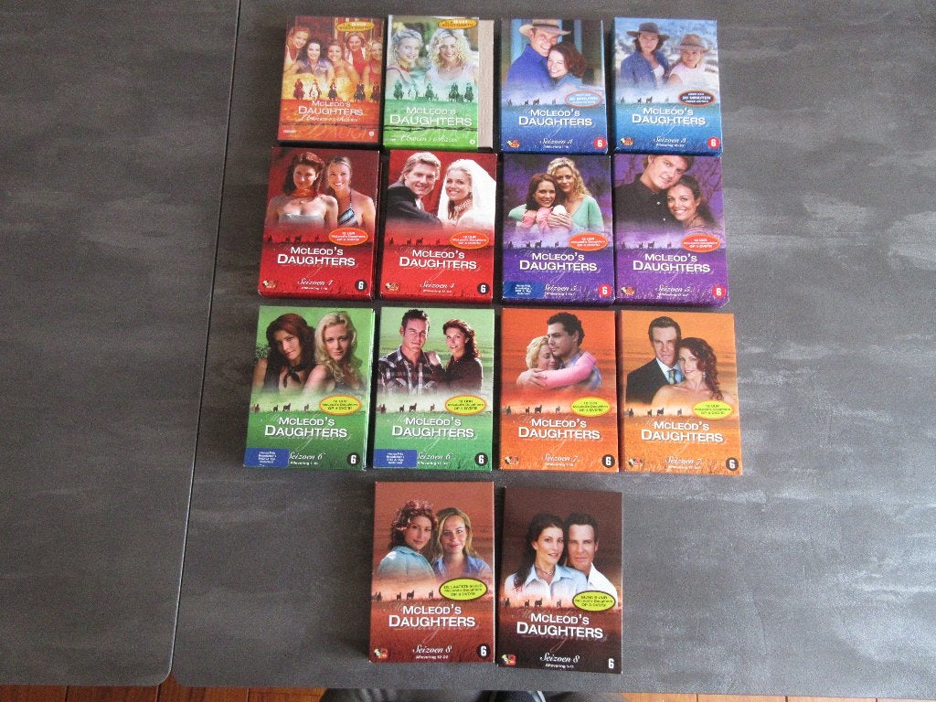 SERIE DVD boxen McLEOD's DAUGHTERS 1-8, Seizoen 3, Engels, Alle leeftijden, Nederlands