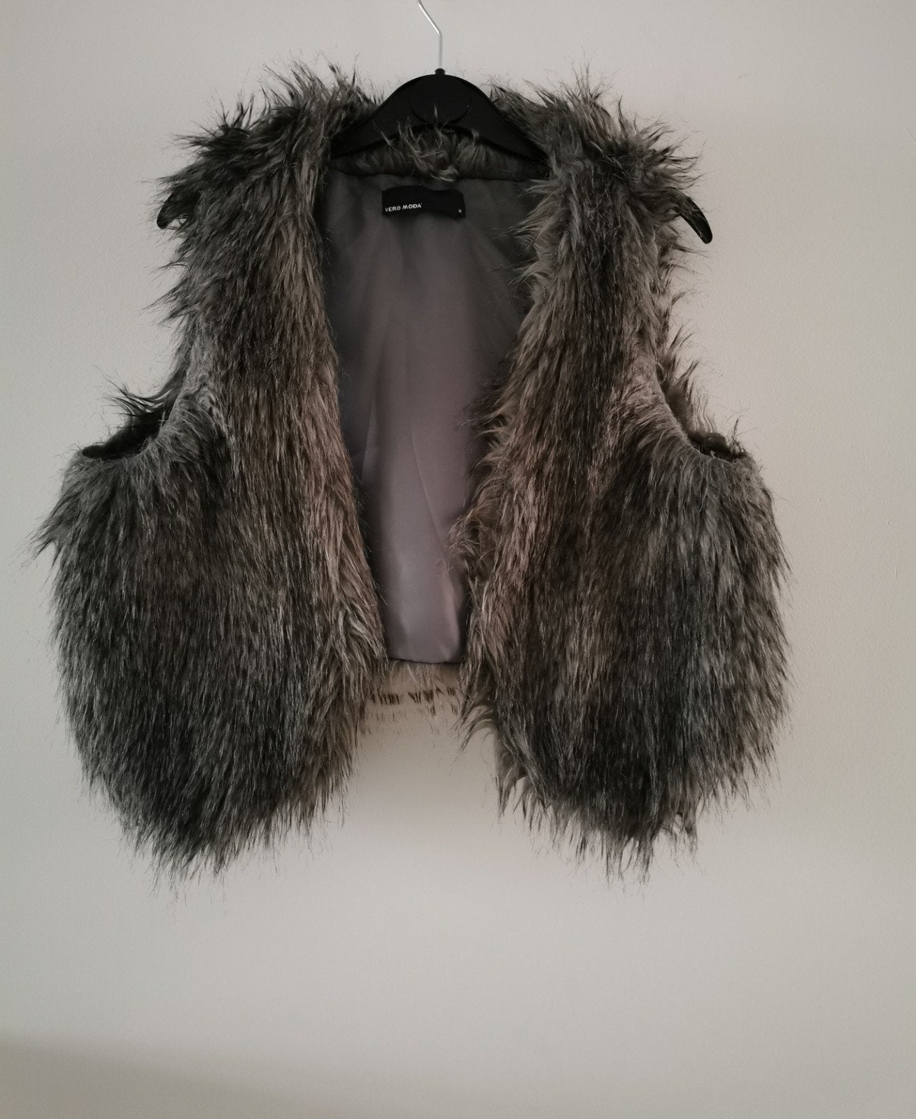 Vero Moda nepbont gilet mt. M, Kleding | Dames, Bodywarmers, Maat 38/40 (M), Verzenden, Vero Moda, Zo goed als nieuw