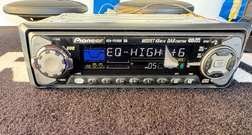 Pioneer DEH-P5100R Autoradio, Ophalen of Verzenden, Gebruikt