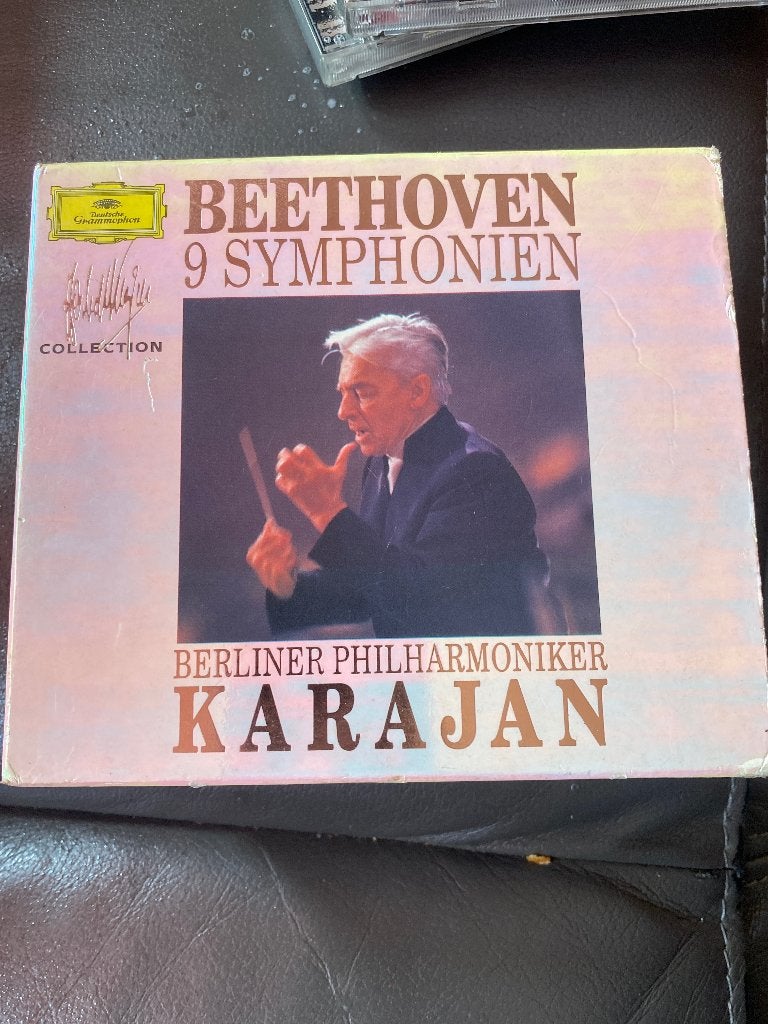 Beethoven: 9 Symfonieën - Berliner Philharmoniker, Karajan, Inclusief boekje, Boxset, Symfonie, Ophalen of Verzenden