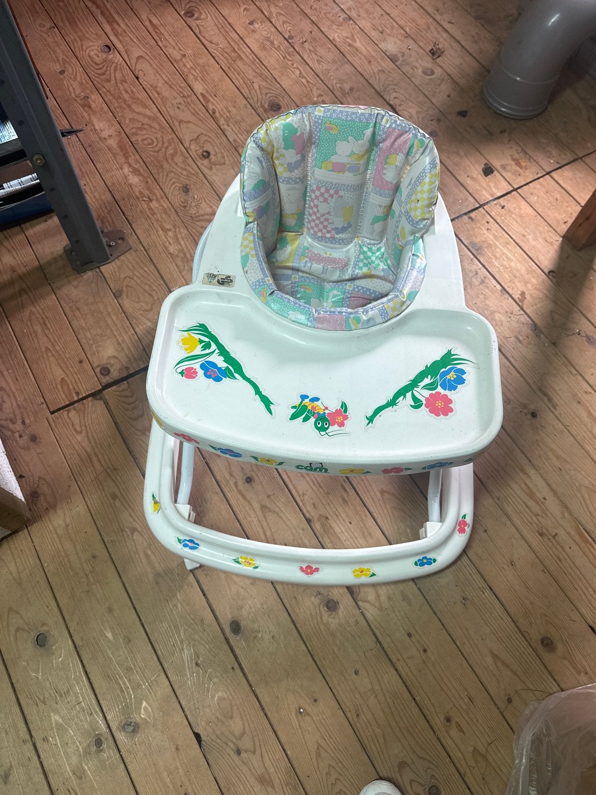 Babywalker / Loopstoel met speelblad - Cam, Kinderen en Baby's, Overige Kinderen en Baby's, Ophalen of Verzenden, Gebruikt