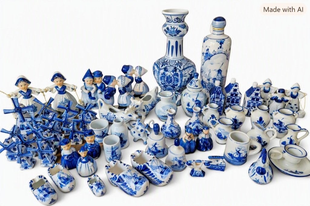 Delfs blauw, Ophalen