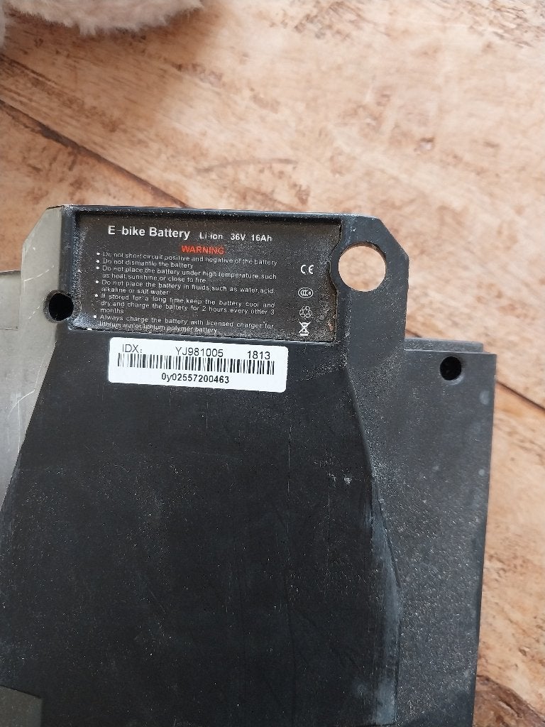 Fiets accu e bike battery, Gebruikt