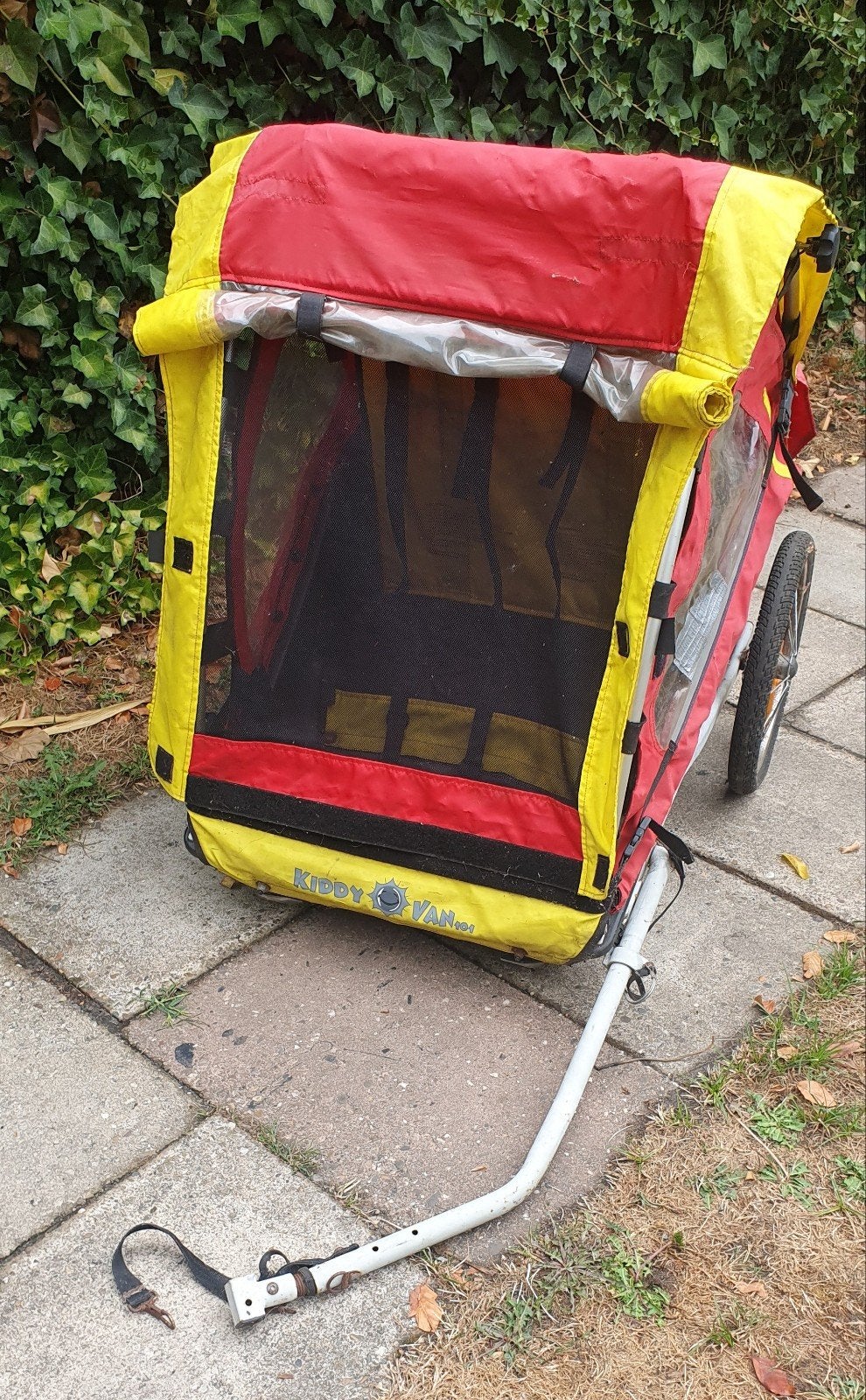 Kinderfietskar Kiddy Van, Ophalen, Gebruikt, Opvouwbaar, 20 tot 40 kg