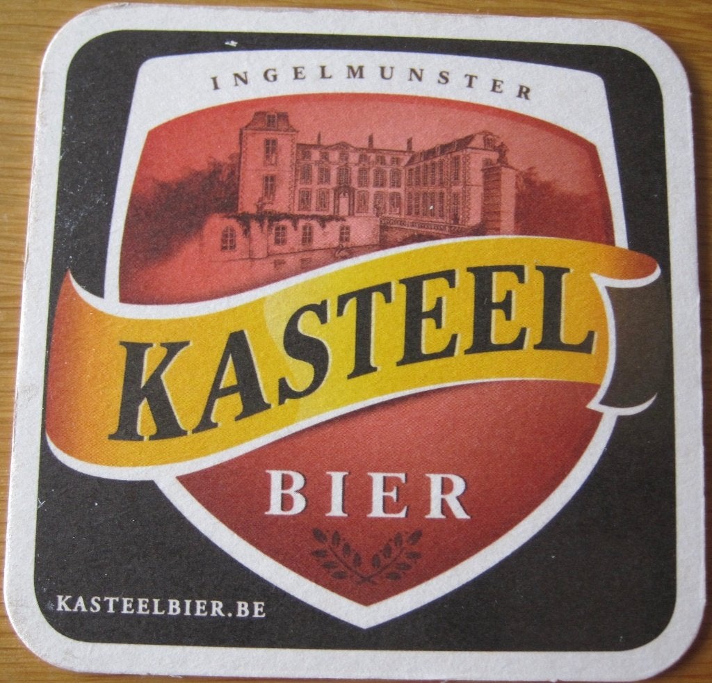 bierviltje van Ingelmunster Kasteel bier, Ophalen of Verzenden, Zo goed als nieuw, Viltje(s), Overige merken