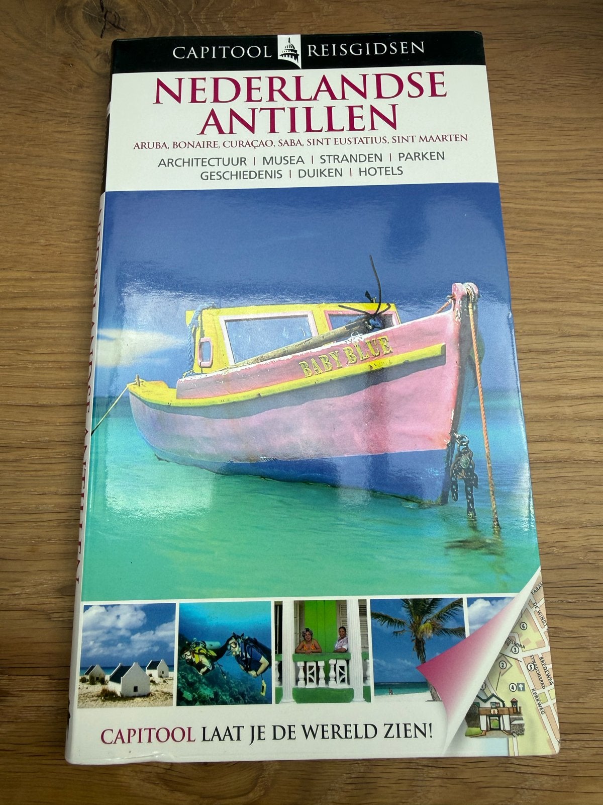 Capitool Reisgids Nederlandse Antillen, Capitool, Zo goed als nieuw, Reisgids of -boek, Midden-Amerika