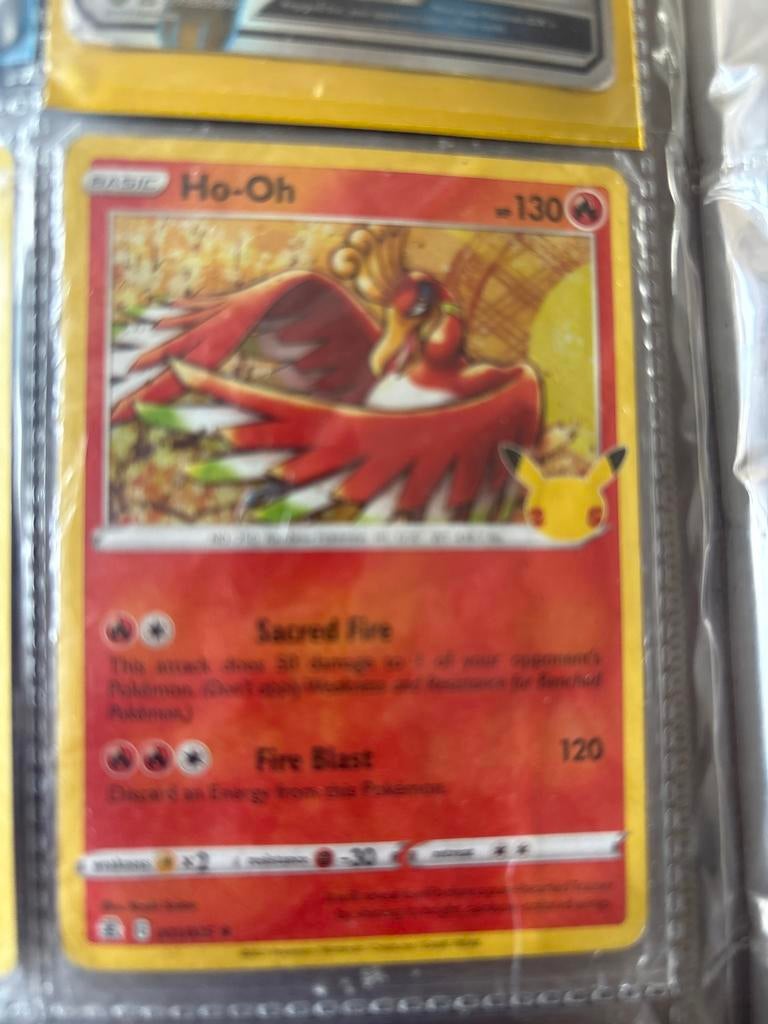 Pokémon Ho-Oh Celebrations Kaart - Zo goed als nieuw, Ophalen, Zo goed als nieuw, Losse kaart