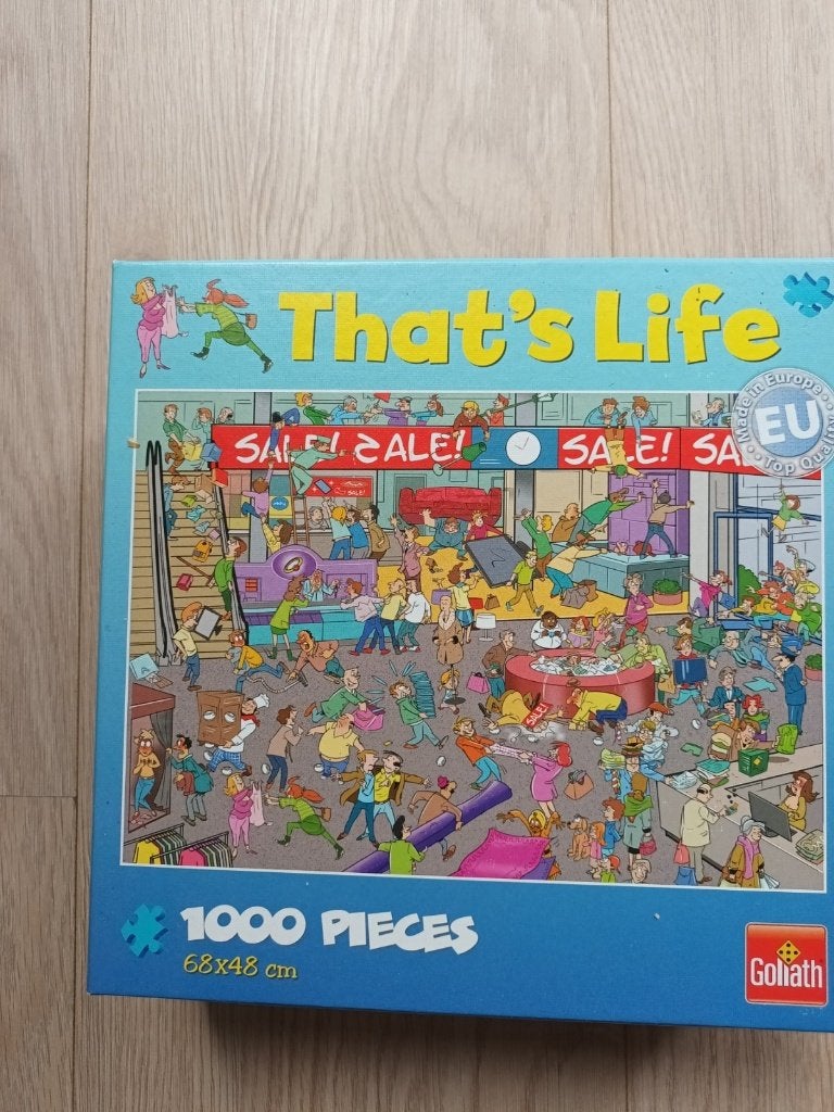 That's life puzzel sale, Ophalen of Verzenden, 500 t/m 1500 stukjes, Zo goed als nieuw, Legpuzzel