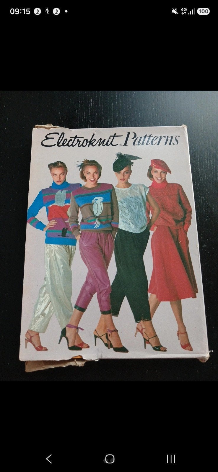 Brother patronen breimachine ponskaarten Electoknit Patterns, Hobby en Vrije tijd, Ophalen of Verzenden, Gebruikt, Breien, Patroon of Boek