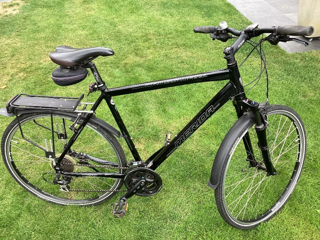 Herenfiets Merida, Gebruikt, Velgrem, Versnellingen, 57 tot 61 cm