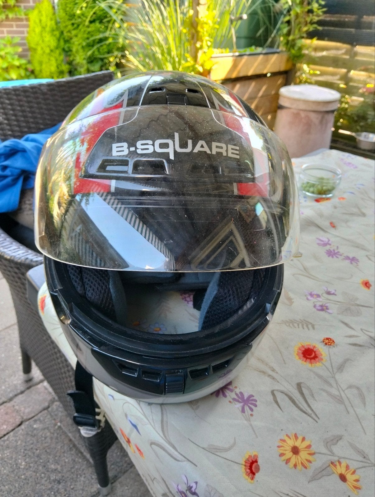 B-SQUARE Motorhelm Maat S 55-56, Ophalen, Gebruikt, Small, B-SQUARE