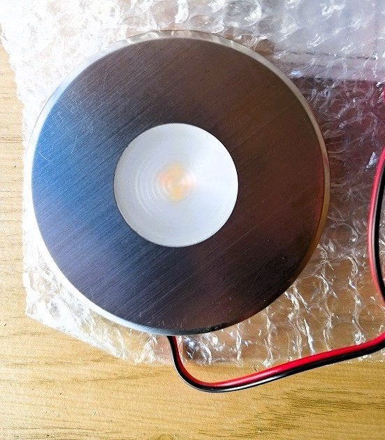 6 DUNNE LED INBOUW SPOTS MET ADAPTER / DRIVER'S RVS NIEUW !, Ophalen of Verzenden, Nieuw, Overige typen