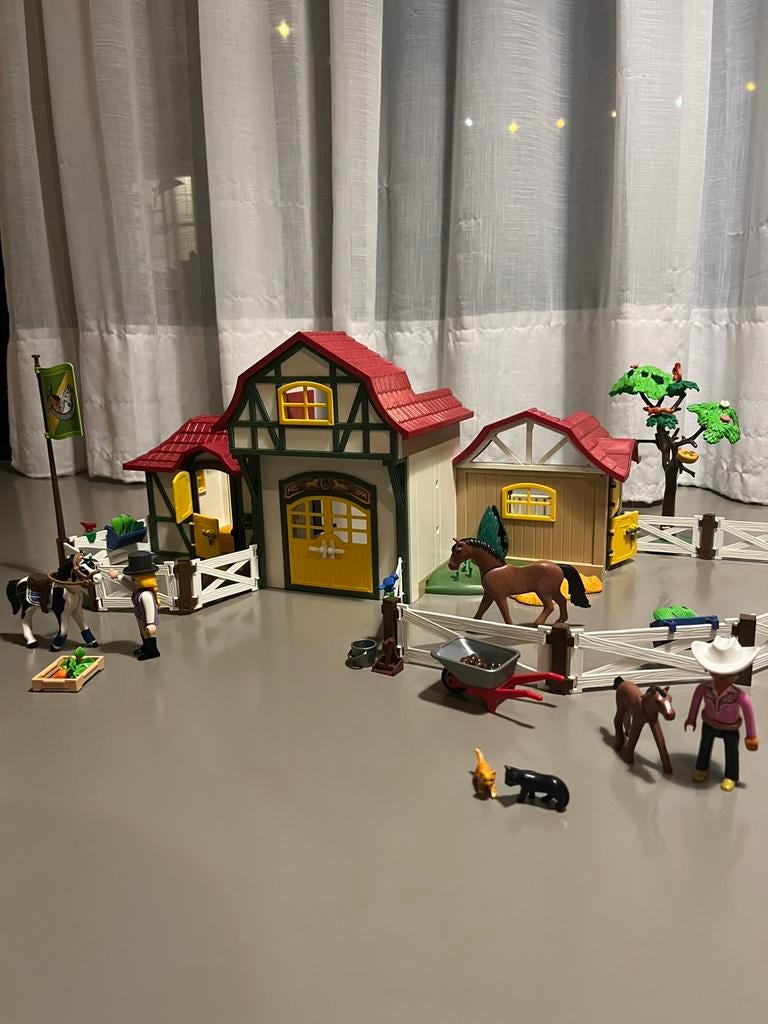 Playmobil Manege Set, Ophalen of Verzenden, Gebruikt