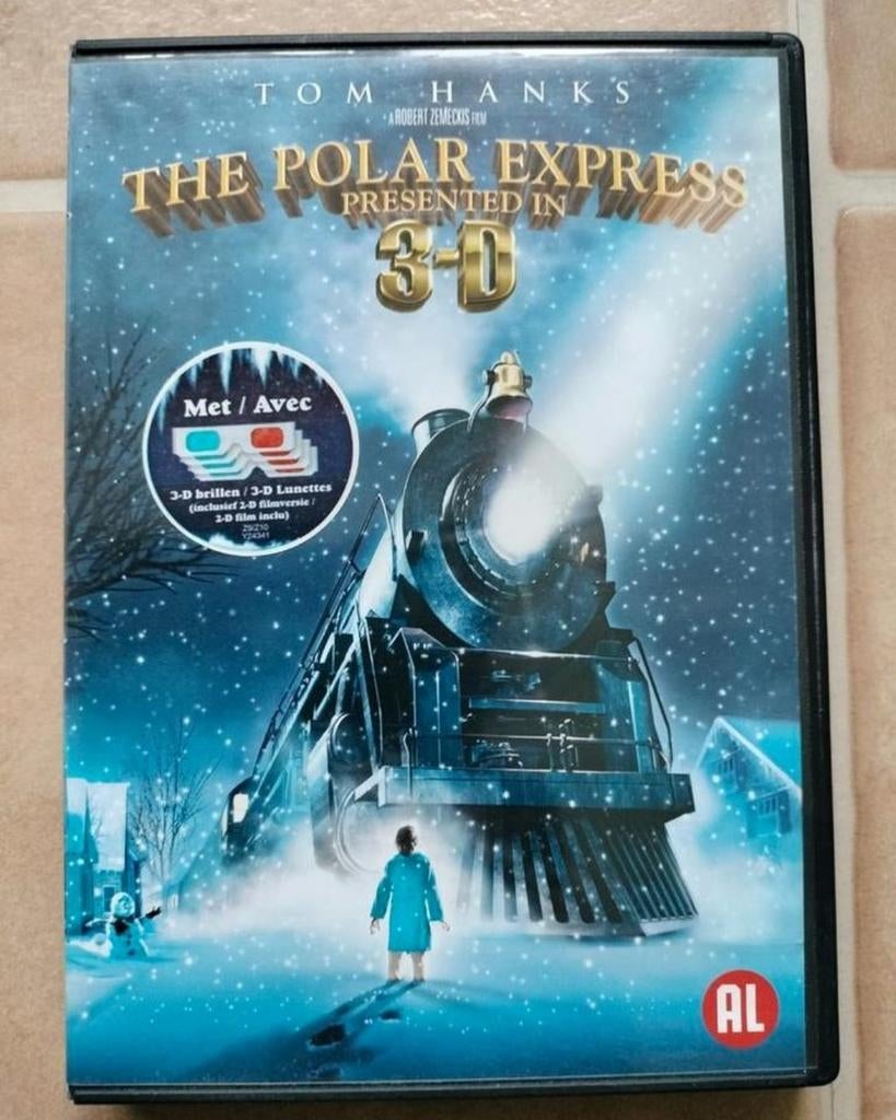 The Polar Express 3D DVD + 4 brillen totaal 2 discs, Alle leeftijden, Ophalen of Verzenden, Zo goed als nieuw