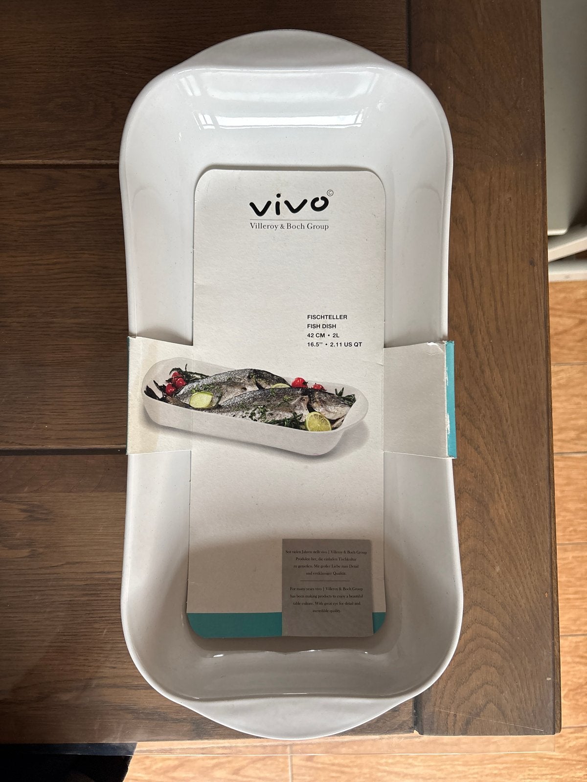 Vivo Villeroy & Boch Ovenschaal Visschotel 42 cm, Huis en Inrichting, Ophalen, Overige typen, Nieuw, Steen/keramiek