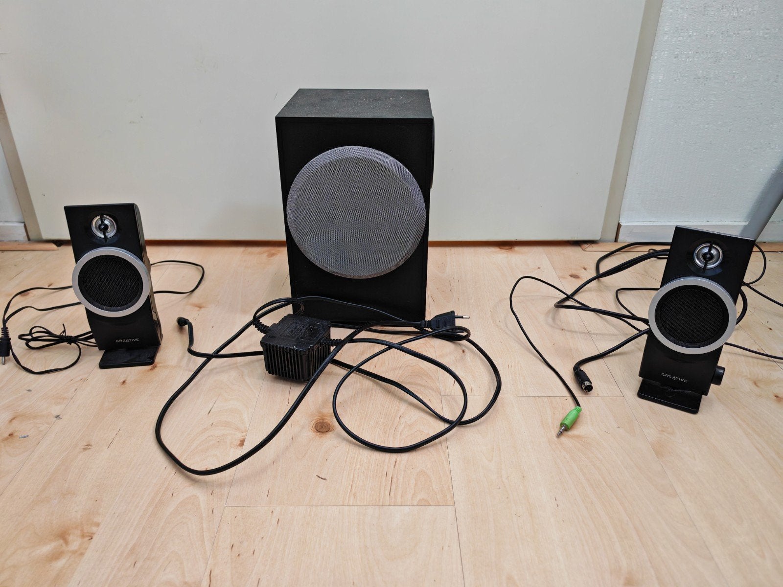 Creative Inspire T3100 2.1 Speakerset met Subwoofer, Gebruikt, Speakerset, Minder dan 60 watt, Basreflex