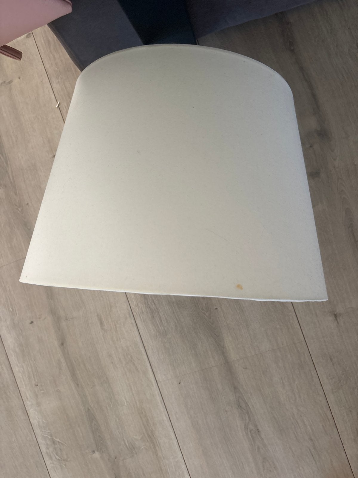 Witte lampenkap, Ophalen, Gebruikt, 25 tot 50 cm, Wit
