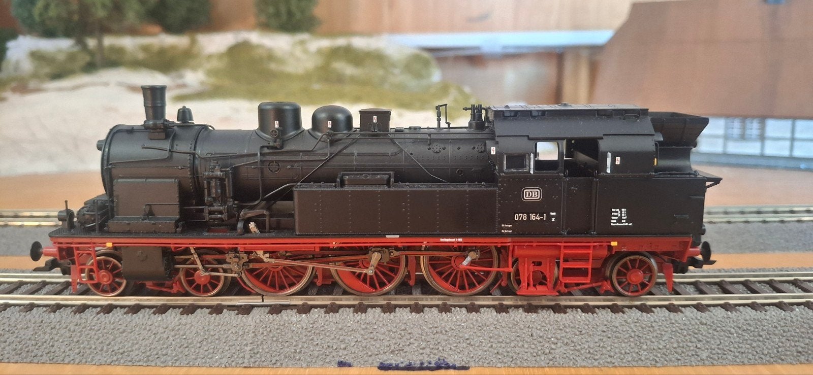 ESU H0 Stoomlocomotief BR 078 164-1 DB (Gelijkstroom), Overige merken, Ophalen of Verzenden, Zo goed als nieuw, Gelijkstroom