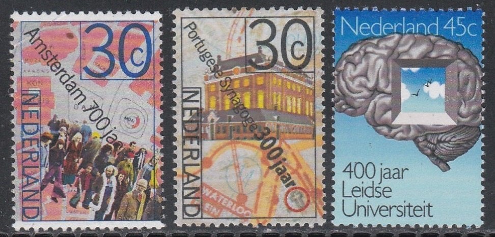 Nederland 1975 1064/1066 Jubileum, Postfris, Postzegels en Munten, Postzegels | Nederland, Ophalen of Verzenden, Na 1940, Postfris