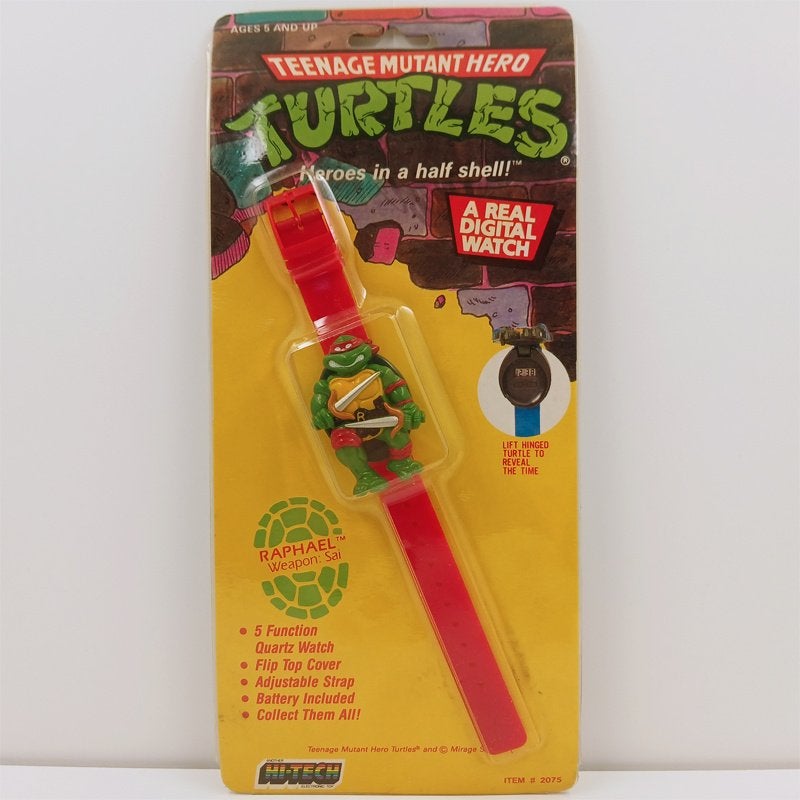 TMNT Raphael Mirage Studios Jaren 90 Retro Horloge, Ophalen of Verzenden, Nieuw