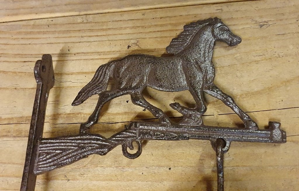DEURBEL / PAARD / GIETIJZER / €13,95, Huis en tuin decoratie Marie, Nieuw, Info@huisentuindecoratiemarie.nl, Peize