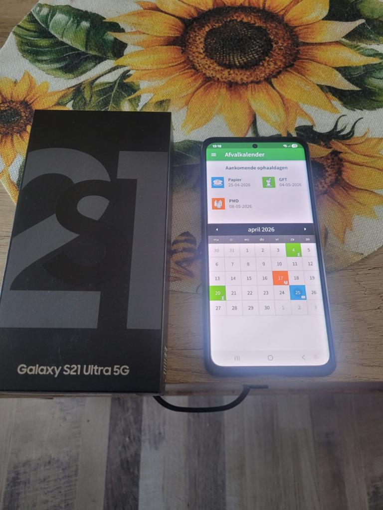 S 21 Ultra, Telecommunicatie, Mobiele telefoons | Samsung, Ophalen, Zwart, Zo goed als nieuw, 128 GB