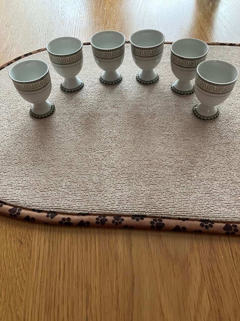 6 delig servies, Ophalen of Verzenden, Zo goed als nieuw, Overige stijlen, Porselein
