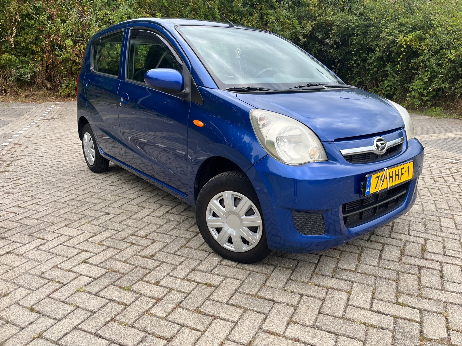 Daihatsu Cuore 1.0 5D 2008 Blauw, Auto's, Voorwielaandrijving, Sound system, Stof, 600 kg