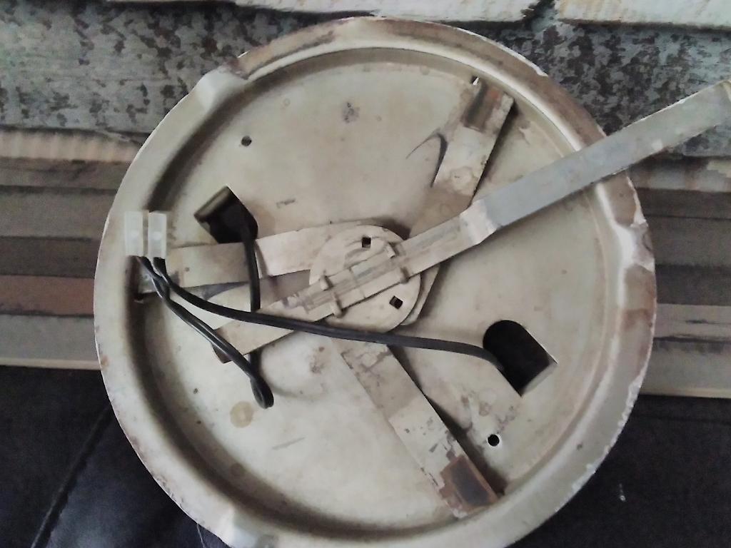 lamp jaren  60, Huis en Inrichting, Lampen | Hanglampen, Ophalen of Verzenden, Gebruikt, Glas, Minder dan 50 cm