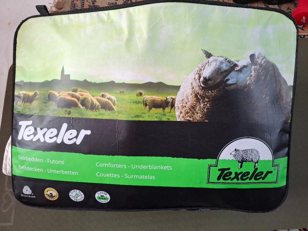 1 persoons texeld zomerdekbed, Huis en Inrichting, Slaapkamer | Beddengoed, Eenpersoons, Wit, Ophalen of Verzenden, Deken of Dekbed
