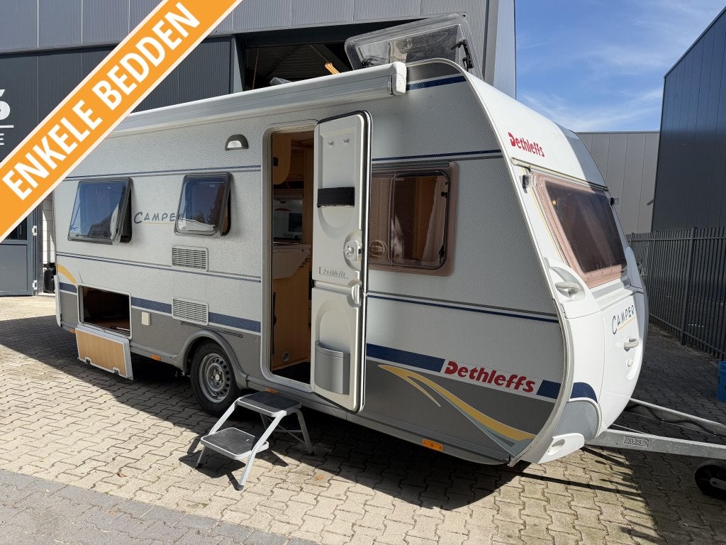 Dethleffs Camper 510 V ENKELEBEDDEN - MOVER - CASSETTELUIFEL, Rondzit, Bedrijf, Overige typen, Dethleffs