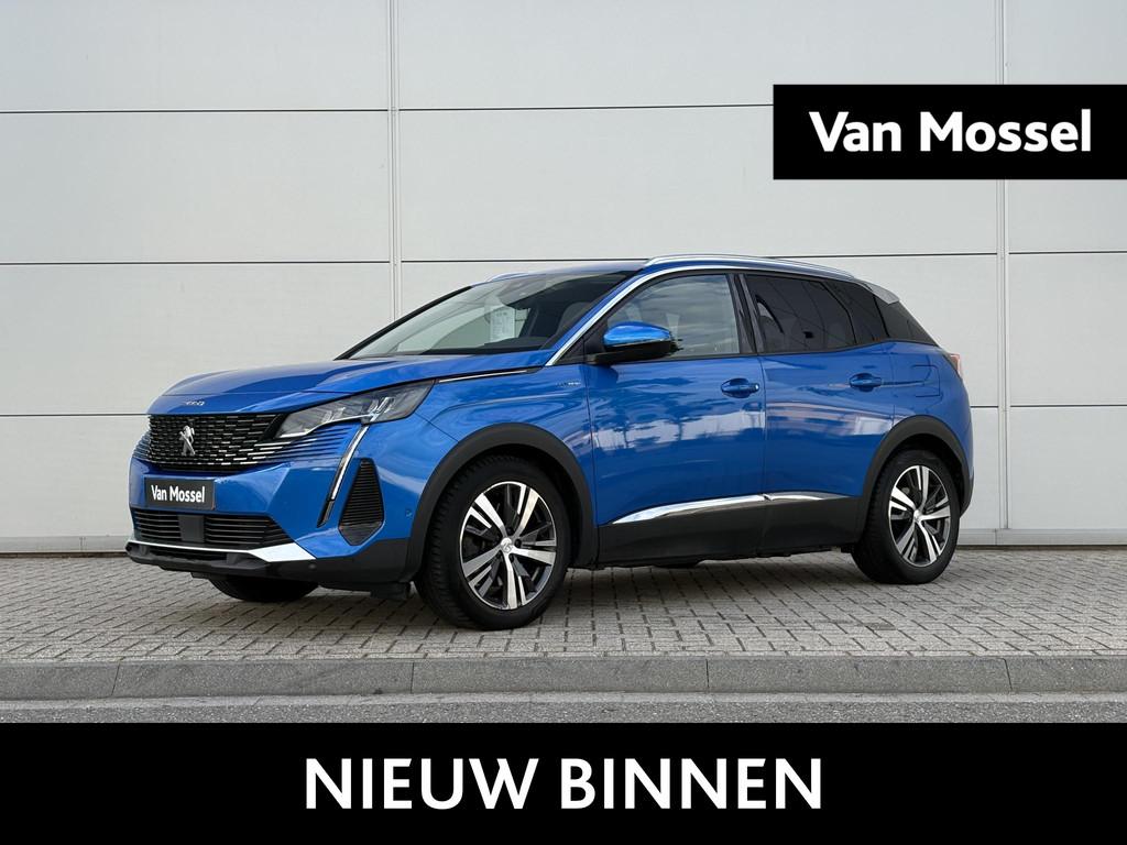 Peugeot 3008 1.6 HYbrid 225 Blue Lease Allure | Stoelverwarm, Auto's, Peugeot, 12 maanden, Euro 6, 4 cilinders, Blauw