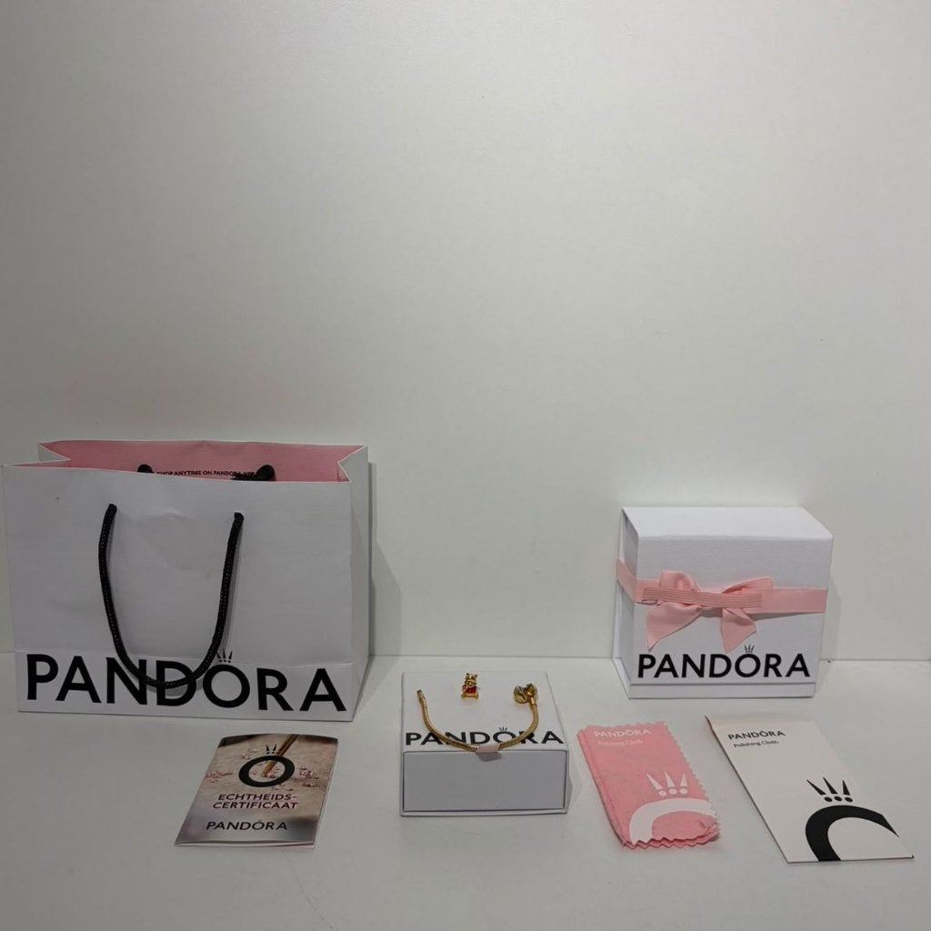 Pandora Snake Chain 15cm Armband + Winnie the Pooh ZGAN, Ophalen of Verzenden, Zo goed als nieuw, Zilver, Zilver