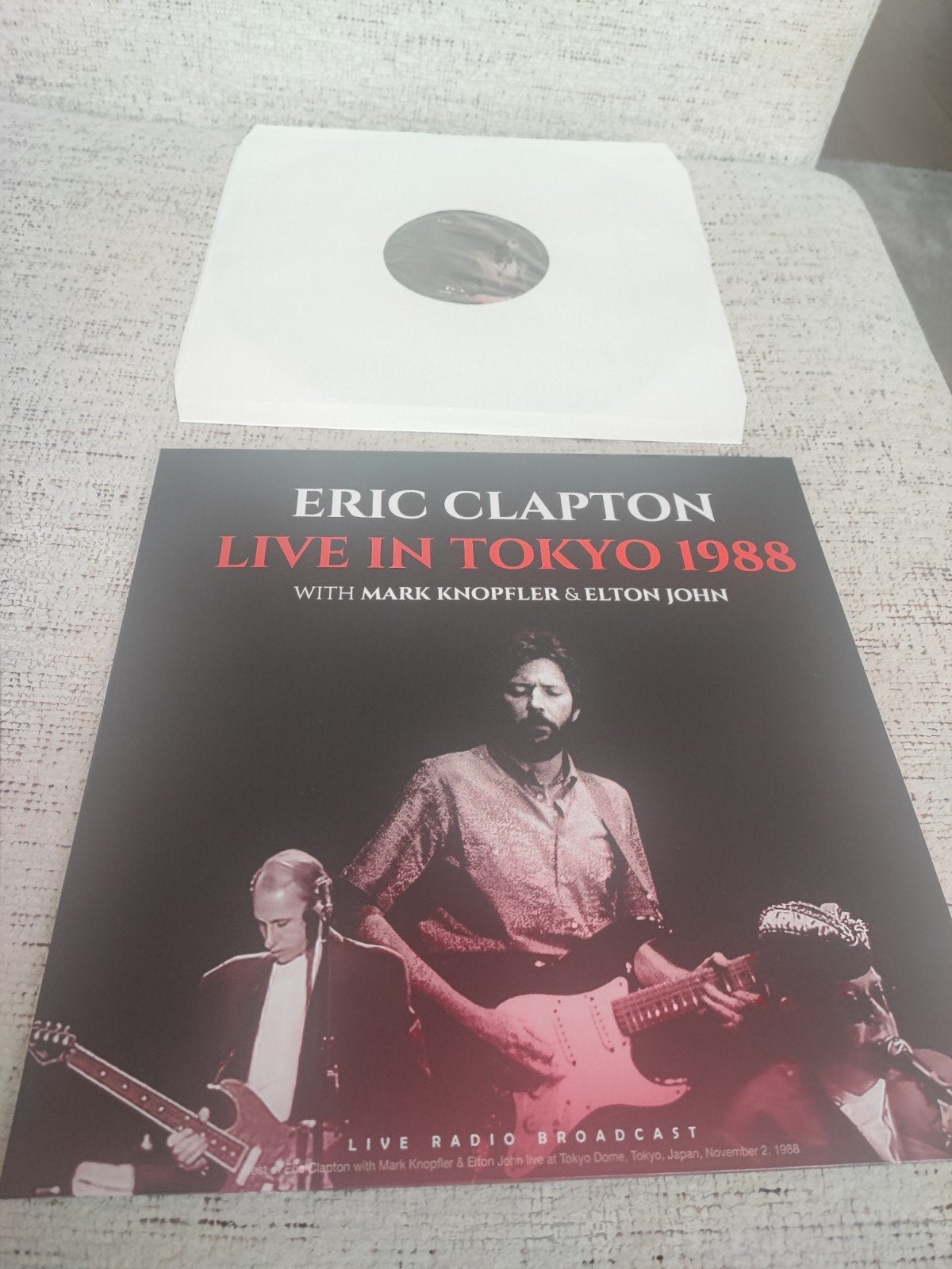 Eric Clapton Live in Tokyo 1988, Cd's en Dvd's, Vinyl | Rock, Ophalen, Zo goed als nieuw, 12 inch, Poprock