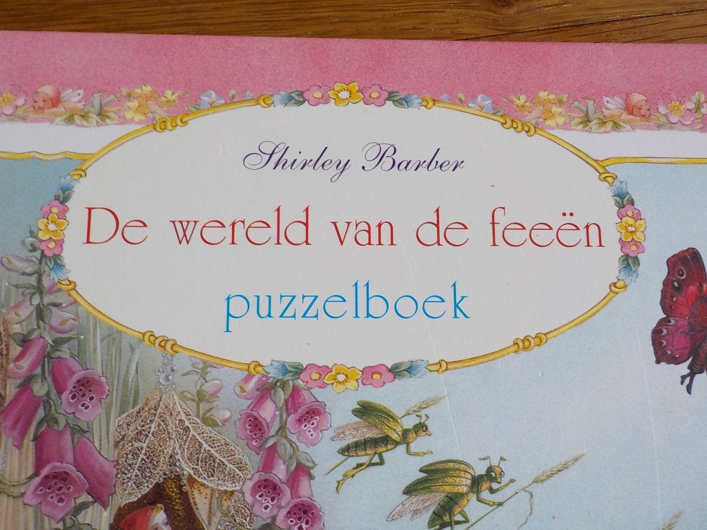 De wereld van de feeën puzzelboek van Shirley Barber, Ophalen of Verzenden, Meer dan 50 stukjes, Gebruikt, 6 jaar of ouder