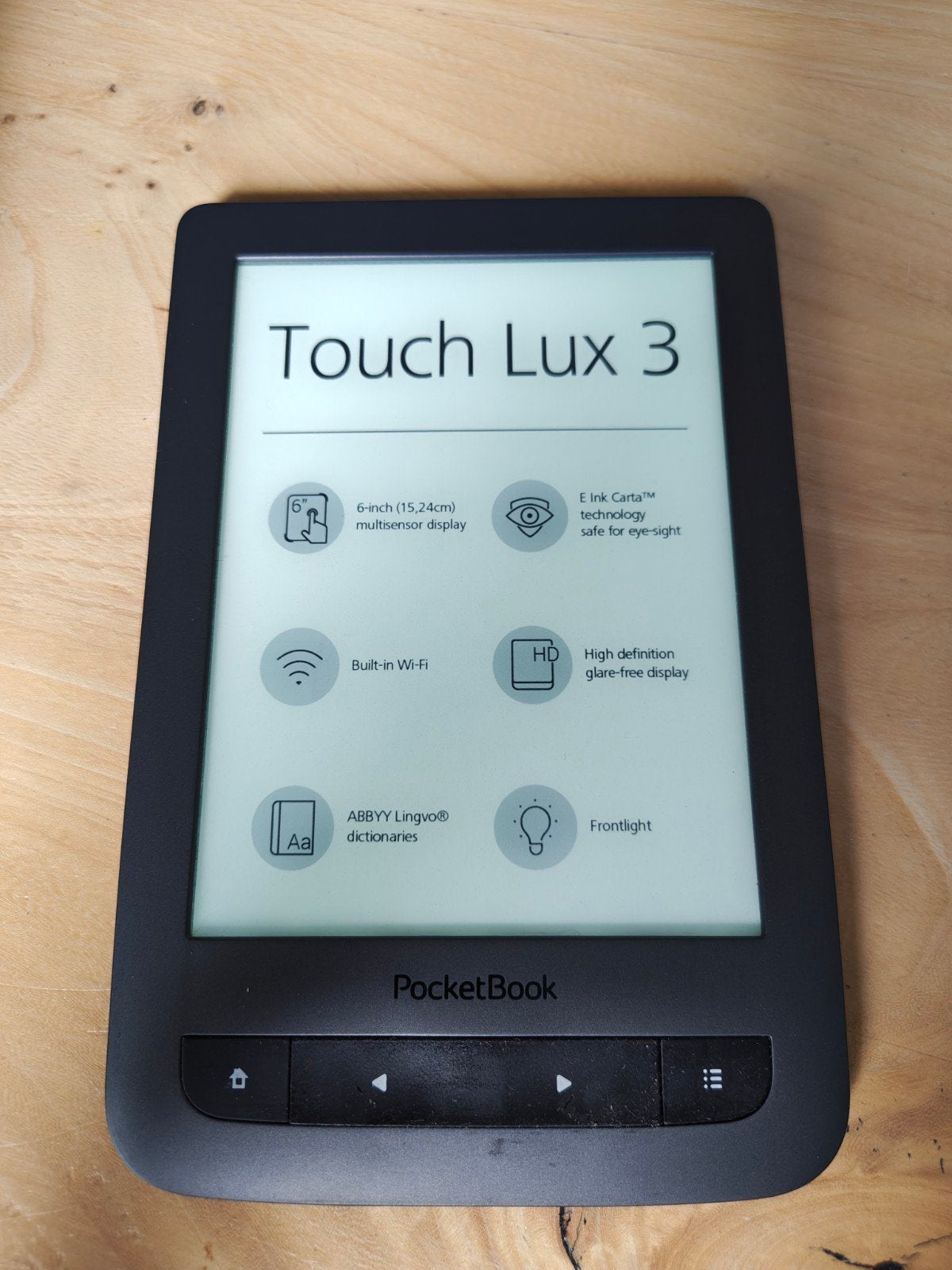 pocketbook touch lux 3 in goede staat, Computers en Software, E-readers, Ophalen of Verzenden, Zo goed als nieuw