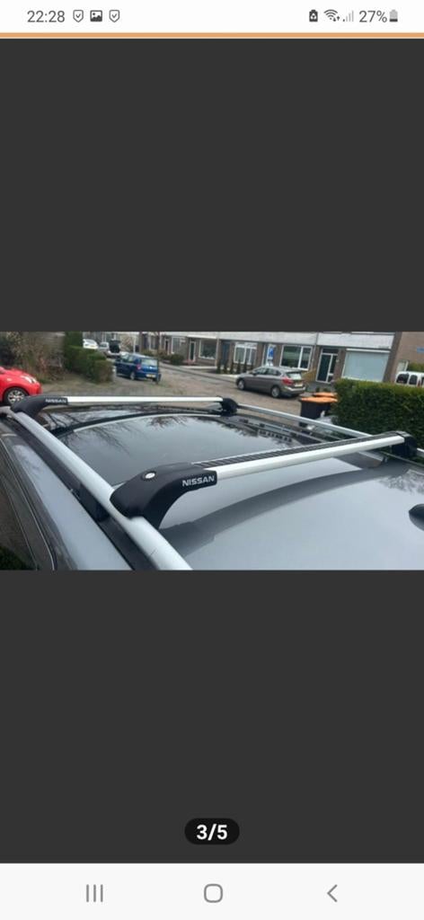 Dakdragers nissan qashqai j10, Auto diversen, Dakdragers, Ophalen, Zo goed als nieuw