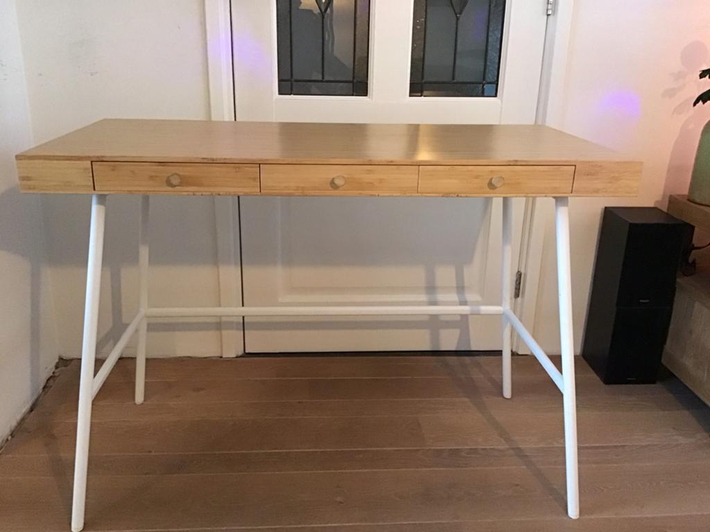 Te koop leuk bureautje, Huis en Inrichting, Bureaus, Ophalen, Gebruikt, 103 cm, Scandinavisch