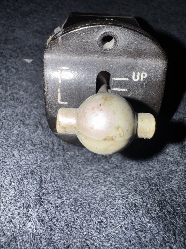 Vintage Vliegtuig Hendel - UP/DOWN APS, Verzamelen, Ophalen of Verzenden, Gebruikt, Overige typen