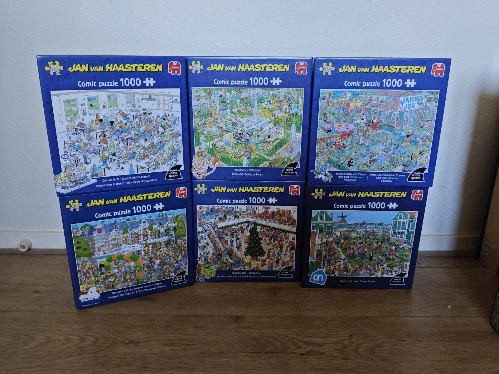 Jan van Haasteren puzzels te koop, Ophalen of Verzenden, 500 t/m 1500 stukjes, Zo goed als nieuw, Legpuzzel