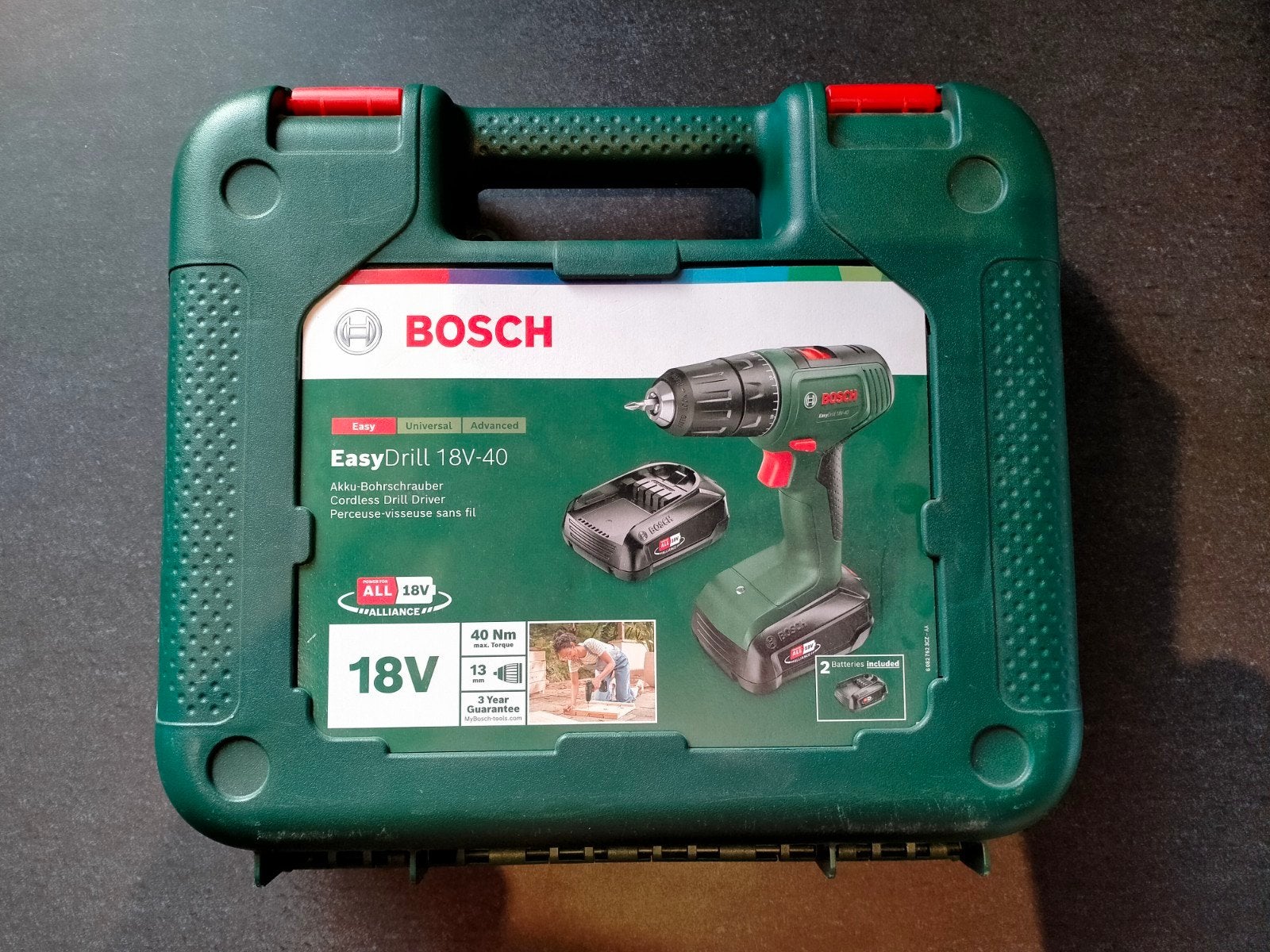 Lege Bosch EasyDrill 18V-40 koffer, Ophalen of Verzenden, Gebruikt